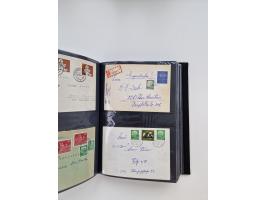 1949/80(ca.), über 1100 Briefe und Karten, dabei bessere frühe Frankaturen