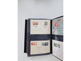 1949/80(ca.), über 1100 Briefe und Karten, dabei bessere frühe Frankaturen