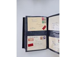1949/80(ca.), über 1100 Briefe und Karten, dabei bessere frühe Frankaturen