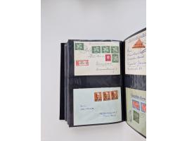 1949/80(ca.), über 1100 Briefe und Karten, dabei bessere frühe Frankaturen