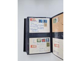 1949/80(ca.), über 1100 Briefe und Karten, dabei bessere frühe Frankaturen