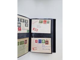 1949/80(ca.), über 1100 Briefe und Karten, dabei bessere frühe Frankaturen