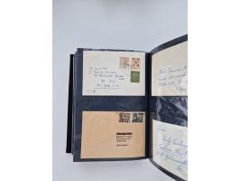 1949/80(ca.), über 1100 Briefe und Karten, dabei bessere frühe Frankaturen