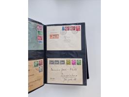 1949/80(ca.), über 1100 Briefe und Karten, dabei bessere frühe Frankaturen