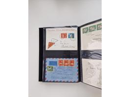 1949/80(ca.), über 1100 Briefe und Karten, dabei bessere frühe Frankaturen