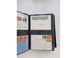 1949/80(ca.), über 1100 Briefe und Karten, dabei bessere frühe Frankaturen