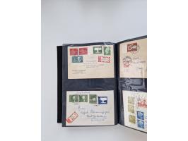 1949/80(ca.), über 1100 Briefe und Karten, dabei bessere frühe Frankaturen