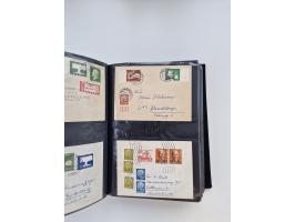 1949/80(ca.), über 1100 Briefe und Karten, dabei bessere frühe Frankaturen