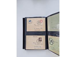 1949/80(ca.), über 1100 Briefe und Karten, dabei bessere frühe Frankaturen