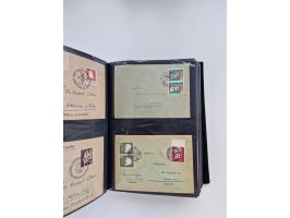 1949/80(ca.), über 1100 Briefe und Karten, dabei bessere frühe Frankaturen