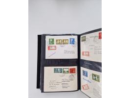 1949/80(ca.), über 1100 Briefe und Karten, dabei bessere frühe Frankaturen