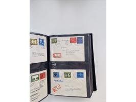 1949/80(ca.), über 1100 Briefe und Karten, dabei bessere frühe Frankaturen