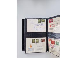 1949/80(ca.), über 1100 Briefe und Karten, dabei bessere frühe Frankaturen