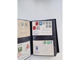 1949/80(ca.), über 1100 Briefe und Karten, dabei bessere frühe Frankaturen