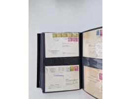 1949/80(ca.), über 1100 Briefe und Karten, dabei bessere frühe Frankaturen