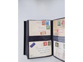 1949/80(ca.), über 1100 Briefe und Karten, dabei bessere frühe Frankaturen