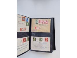 1949/80(ca.), über 1100 Briefe und Karten, dabei bessere frühe Frankaturen