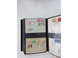 1949/80(ca.), über 1100 Briefe und Karten, dabei bessere frühe Frankaturen