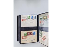 1949/80(ca.), über 1100 Briefe und Karten, dabei bessere frühe Frankaturen