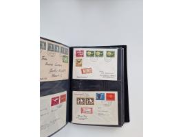 1949/80(ca.), über 1100 Briefe und Karten, dabei bessere frühe Frankaturen