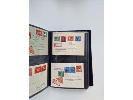 1949/80(ca.), über 1100 Briefe und Karten, dabei bessere frühe Frankaturen