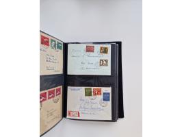 1949/80(ca.), über 1100 Briefe und Karten, dabei bessere frühe Frankaturen