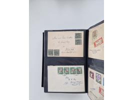 1949/80(ca.), über 1100 Briefe und Karten, dabei bessere frühe Frankaturen