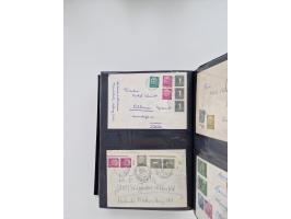 1949/80(ca.), über 1100 Briefe und Karten, dabei bessere frühe Frankaturen