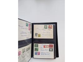 1949/80(ca.), über 1100 Briefe und Karten, dabei bessere frühe Frankaturen