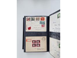 1949/80(ca.), über 1100 Briefe und Karten, dabei bessere frühe Frankaturen