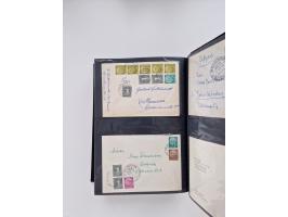 1949/80(ca.), über 1100 Briefe und Karten, dabei bessere frühe Frankaturen