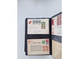 1949/80(ca.), über 1100 Briefe und Karten, dabei bessere frühe Frankaturen