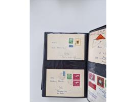 1949/80(ca.), über 1100 Briefe und Karten, dabei bessere frühe Frankaturen