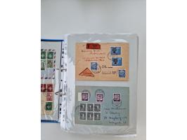 1949/80(ca.), über 1100 Briefe und Karten, dabei bessere frühe Frankaturen