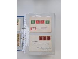 1949/80(ca.), über 1100 Briefe und Karten, dabei bessere frühe Frankaturen