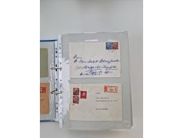 1949/80(ca.), über 1100 Briefe und Karten, dabei bessere frühe Frankaturen