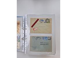 1949/80(ca.), über 1100 Briefe und Karten, dabei bessere frühe Frankaturen