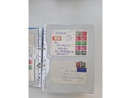 1949/80(ca.), über 1100 Briefe und Karten, dabei bessere frühe Frankaturen