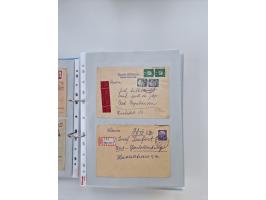 1949/80(ca.), über 1100 Briefe und Karten, dabei bessere frühe Frankaturen