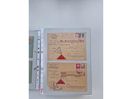 1949/80(ca.), über 1100 Briefe und Karten, dabei bessere frühe Frankaturen