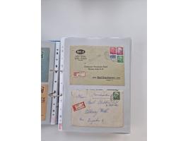 1949/80(ca.), über 1100 Briefe und Karten, dabei bessere frühe Frankaturen