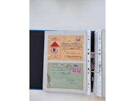 1949/80(ca.), über 1100 Briefe und Karten, dabei bessere frühe Frankaturen