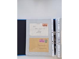 1949/80(ca.), über 1100 Briefe und Karten, dabei bessere frühe Frankaturen