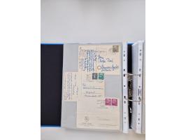1949/80(ca.), über 1100 Briefe und Karten, dabei bessere frühe Frankaturen