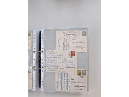 1949/80(ca.), über 1100 Briefe und Karten, dabei bessere frühe Frankaturen