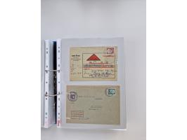 1949/80(ca.), über 1100 Briefe und Karten, dabei bessere frühe Frankaturen