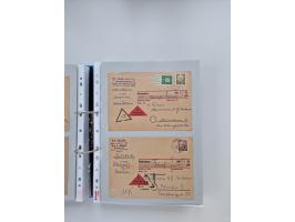 1949/80(ca.), über 1100 Briefe und Karten, dabei bessere frühe Frankaturen