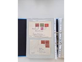 1949/80(ca.), über 1100 Briefe und Karten, dabei bessere frühe Frankaturen