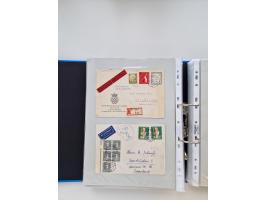 1949/80(ca.), über 1100 Briefe und Karten, dabei bessere frühe Frankaturen