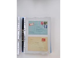1949/80(ca.), über 1100 Briefe und Karten, dabei bessere frühe Frankaturen